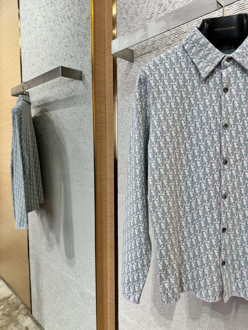 Dior Jacquard Lapel Shirt 2 4