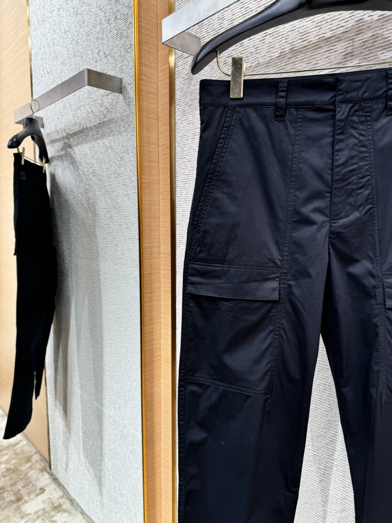Dior Logo Embroidered Nameplate Work Pants 2 4
