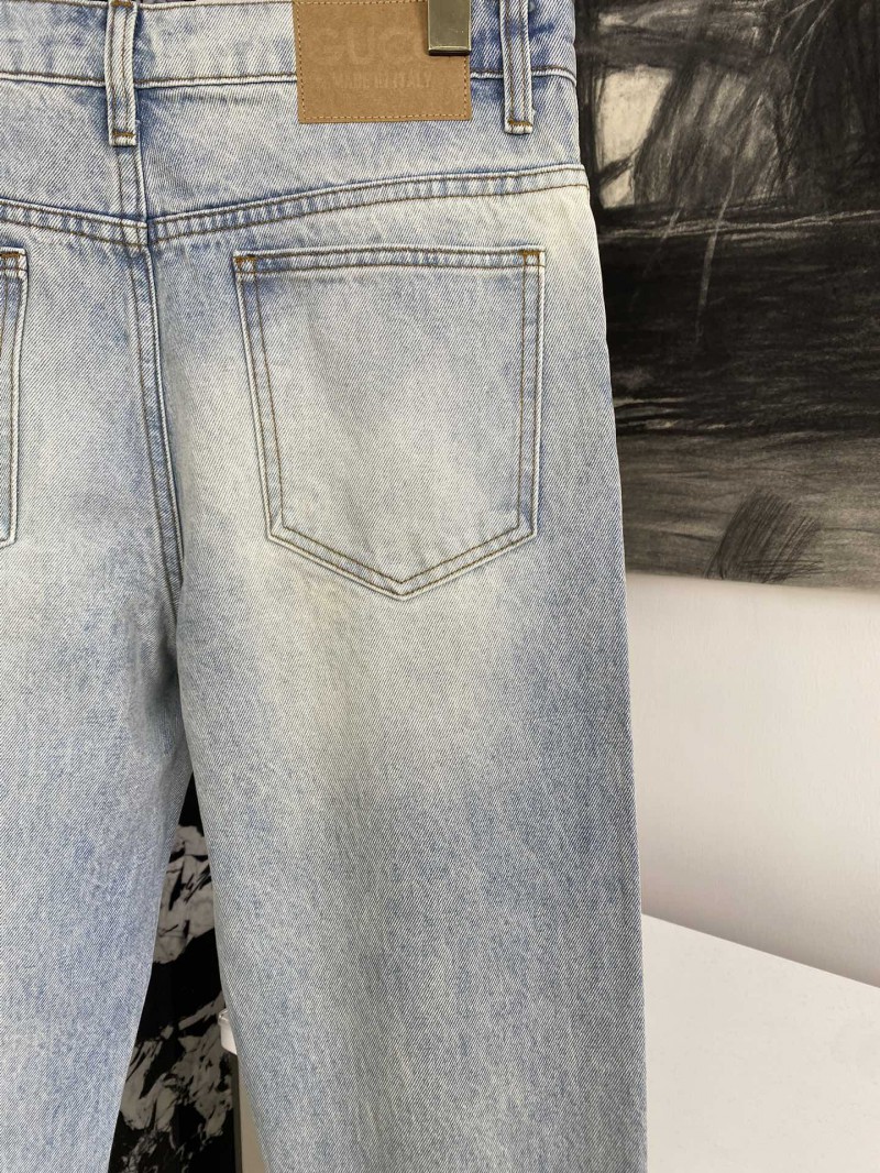 Gucci Aged Denim Trousers 5