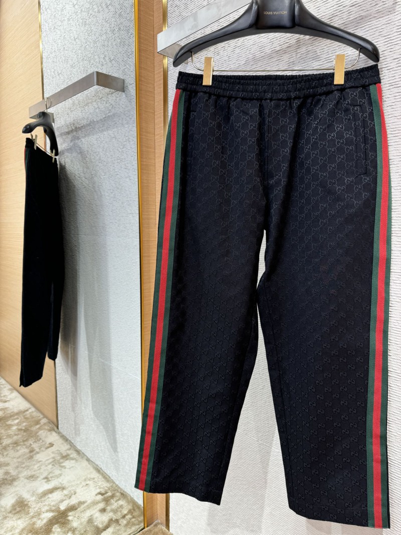 Gucci Double G Jacquard Webbing Trousers 1 5