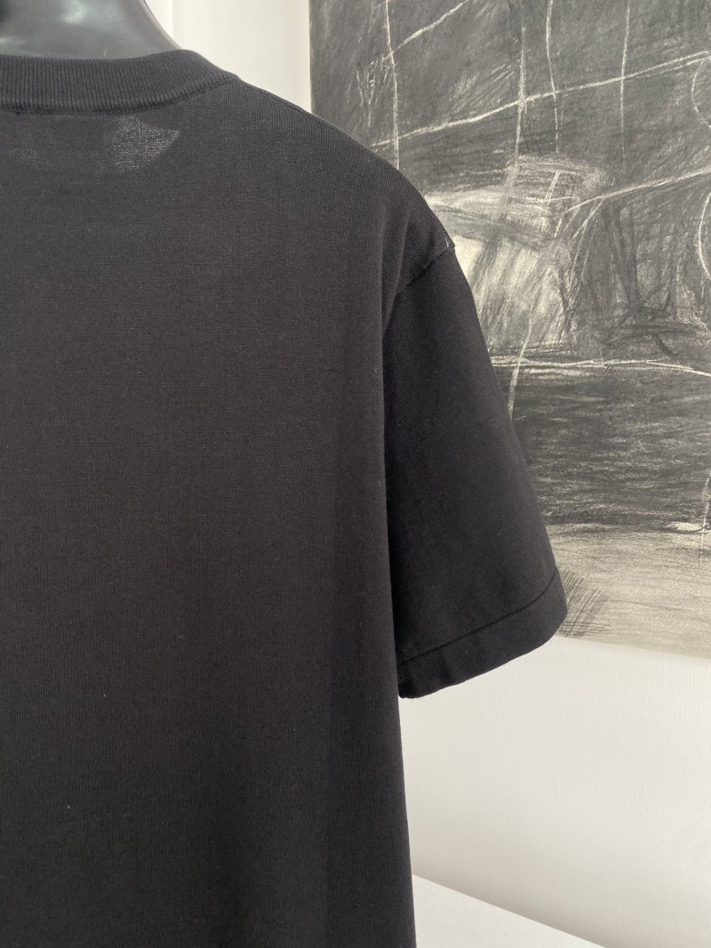 LV Jacquard Knit Short Sleeve T-Shirt 1 5