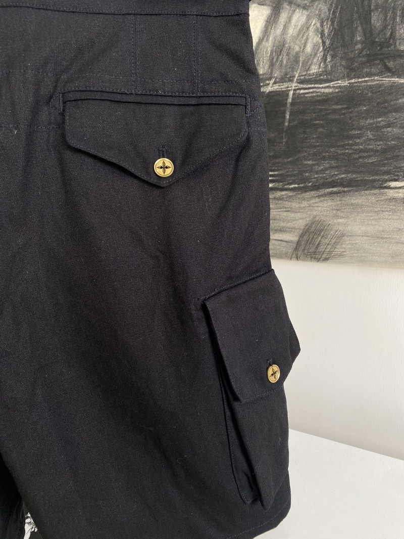 LV Metallic Label Multi-Pocket Shorts 5