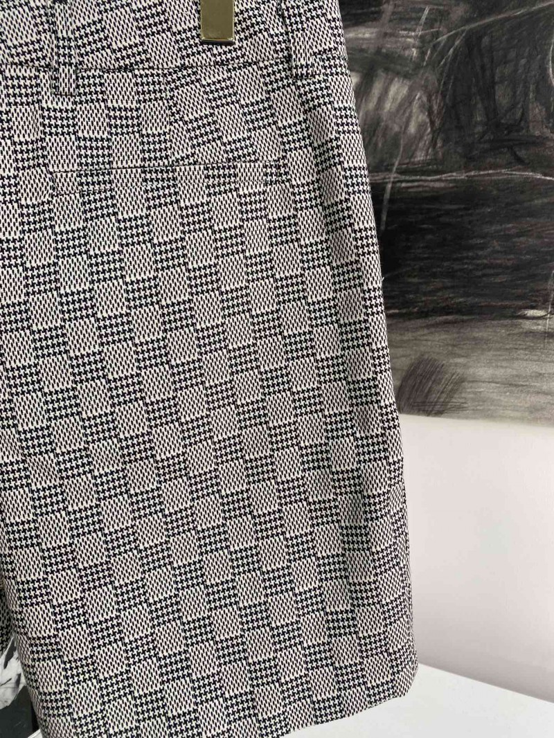 LV Plaid Suit Shorts 5