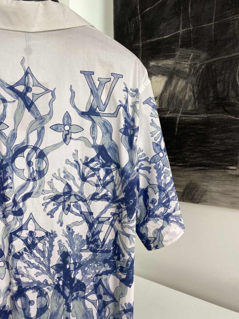 LV Scarf Print Short Sleeve Cardigan 5