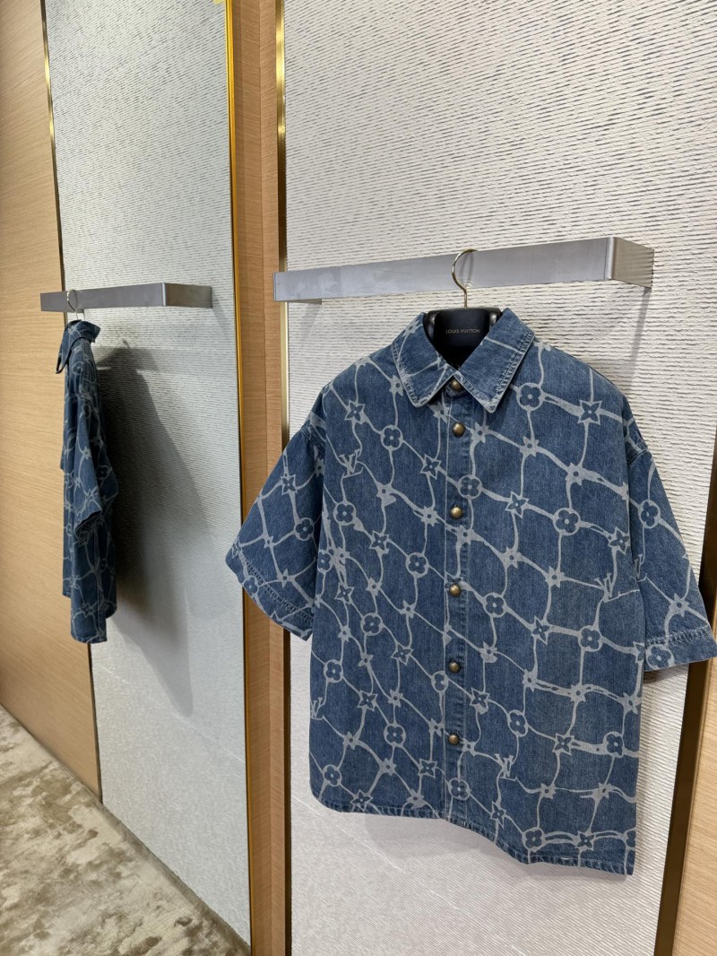 LV Water Wave Jacquard Denim Jacket 5