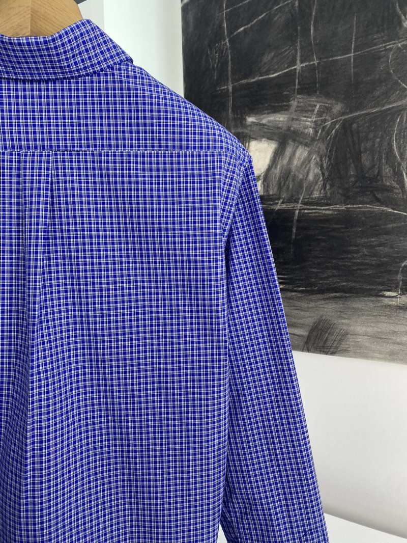 MIUMIU check embroidered shirt 5