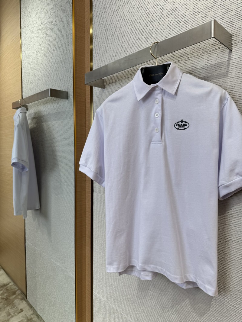 Prada Embroidered Polo Shirt 1 5