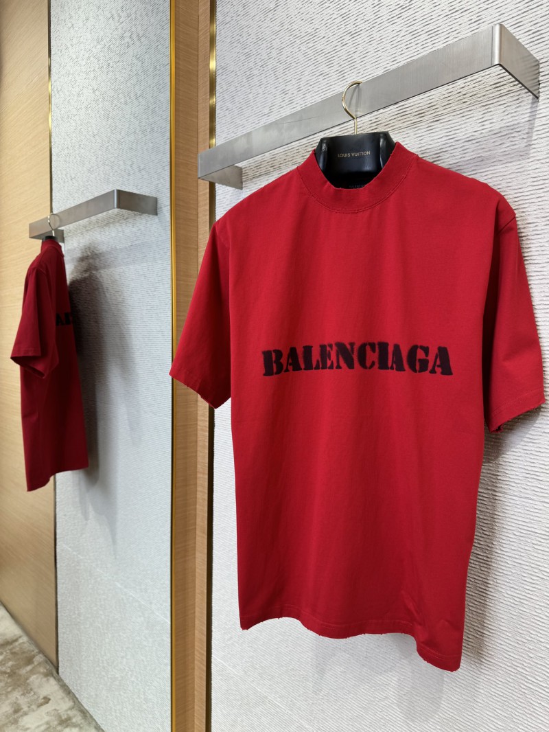Balenciaga Fuzzy Print Short Sleeve T-Shirt 1 5