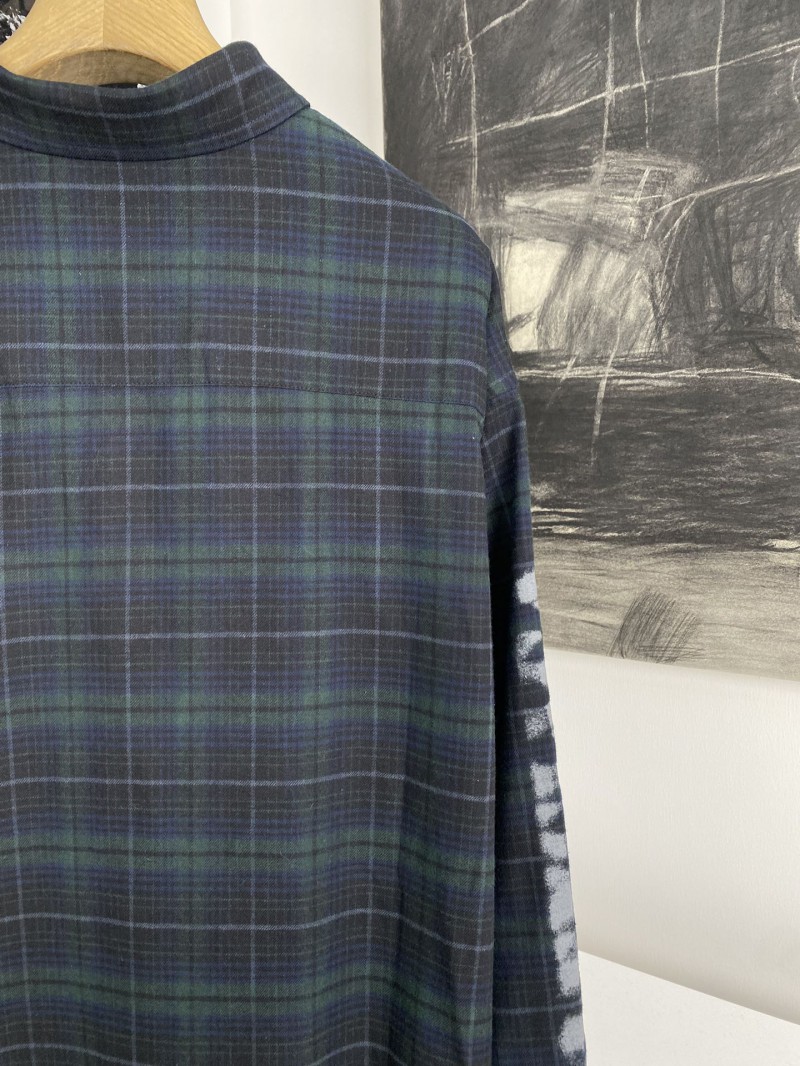 Balenciaga Japan Only Phantom Plaid Shirt 5