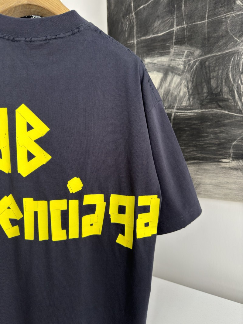 Balenciaga Tape Print Short Sleeve T-Shirt 2 5