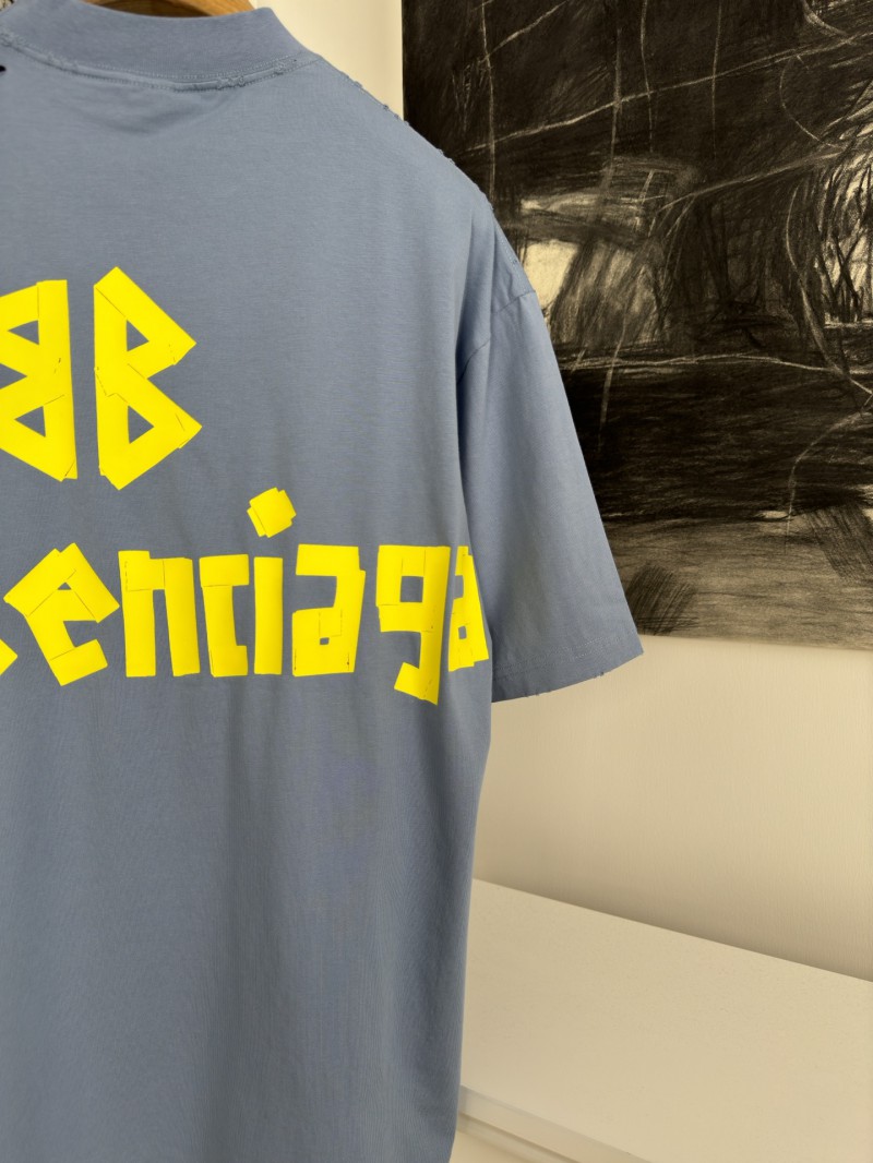Balenciaga Tape Print Short Sleeve T-Shirt 3 5