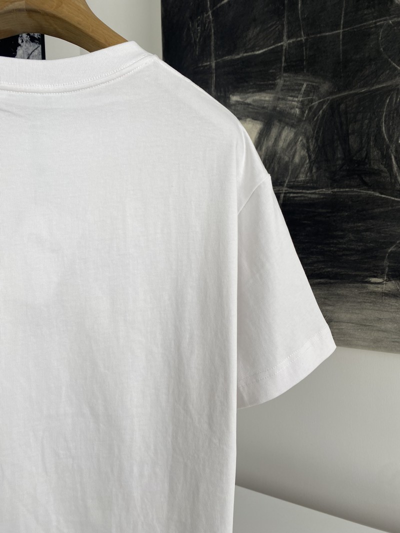 Dior Monogram Embroidered T-Shirt Short Sleeve 1 5