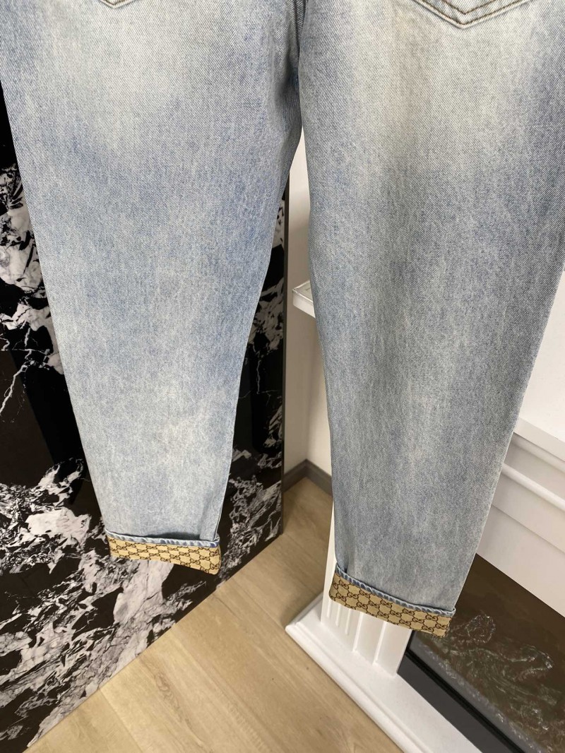 Gucci Aged Denim Trousers 6