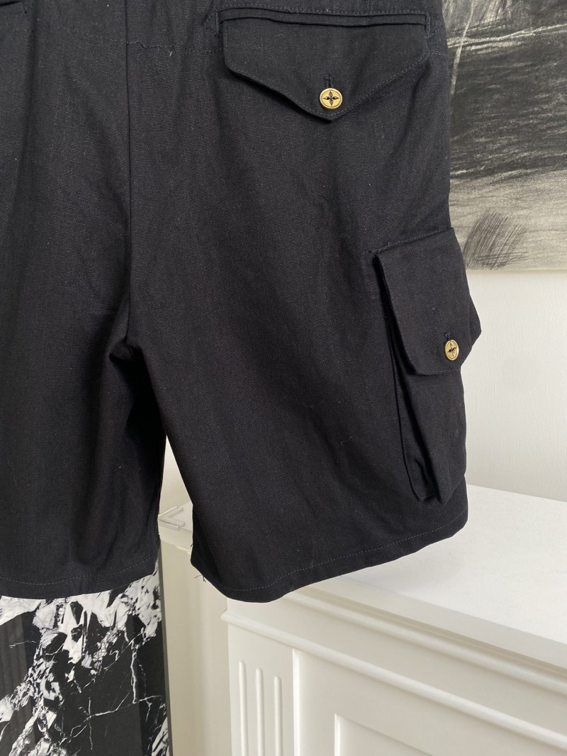 LV Metallic Label Multi-Pocket Shorts 6