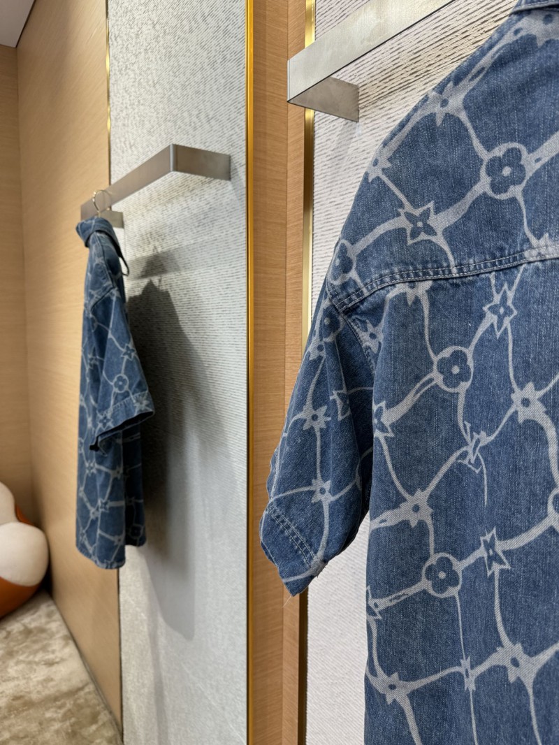 LV Water Wave Jacquard Denim Jacket 6