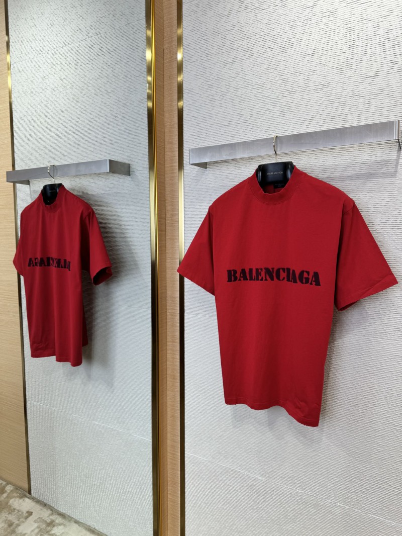 Balenciaga Fuzzy Print Short Sleeve T-Shirt 1 6