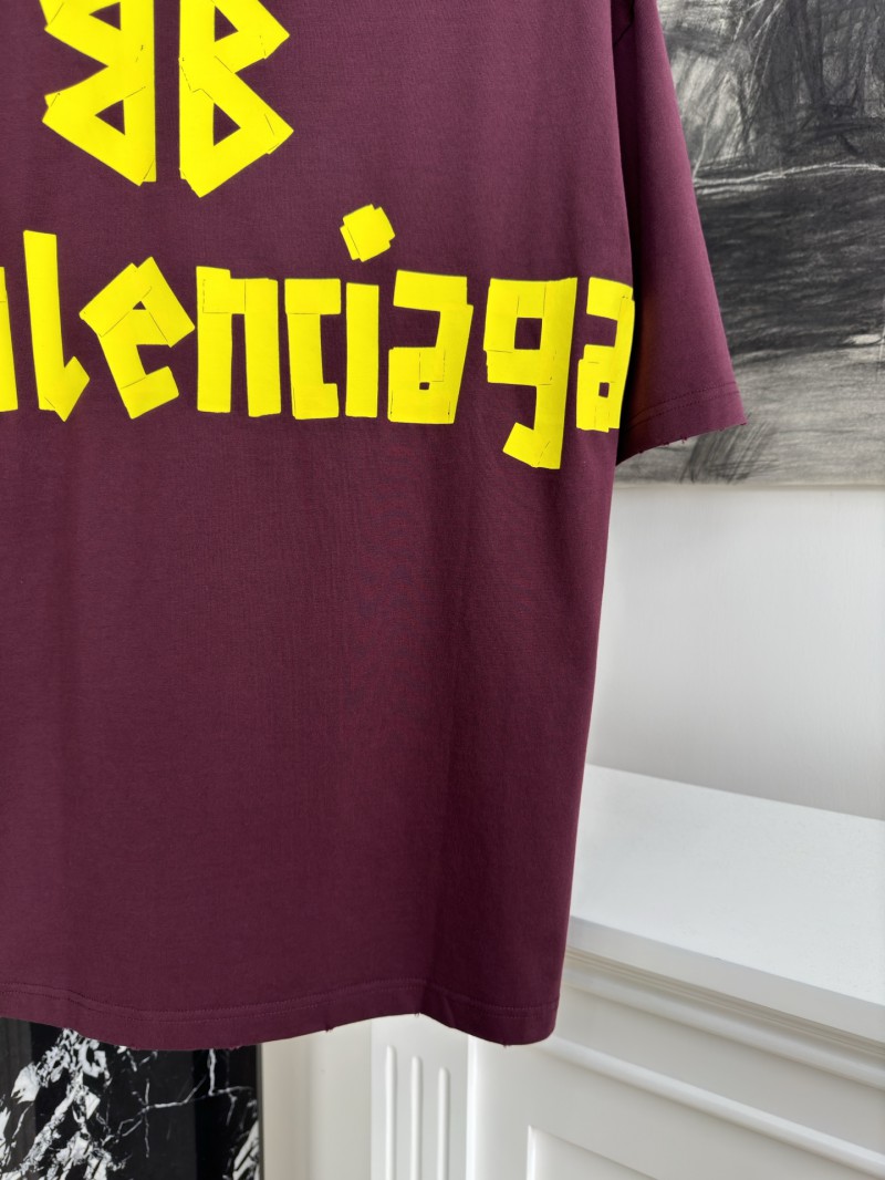 Balenciaga Tape Print Short Sleeve T-Shirt 1 6
