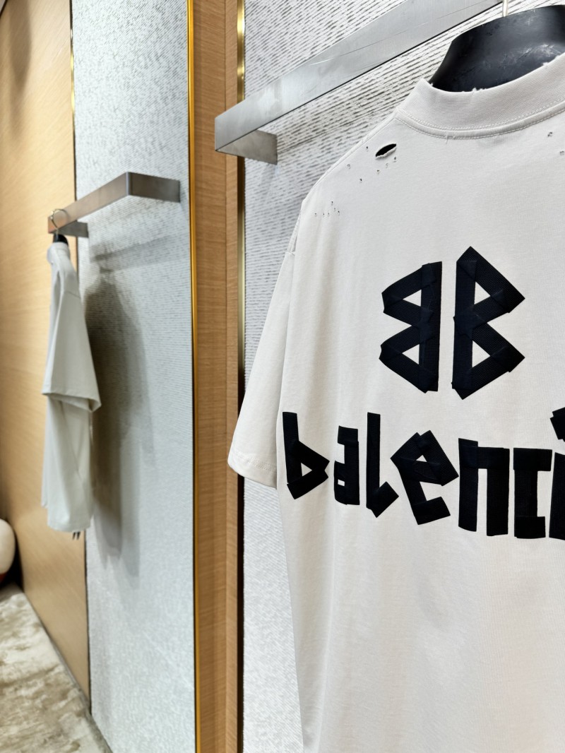 Balenciaga Tape Print Short Sleeve T-Shirt 1 6
