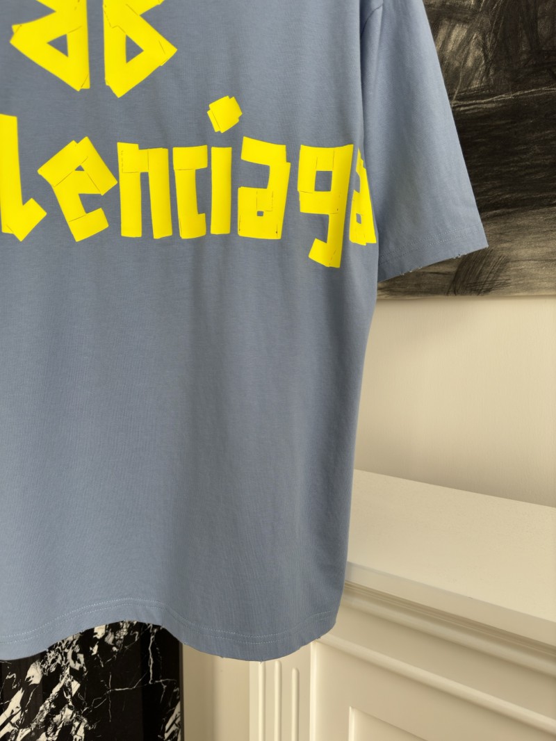 Balenciaga Tape Print Short Sleeve T-Shirt 3 6
