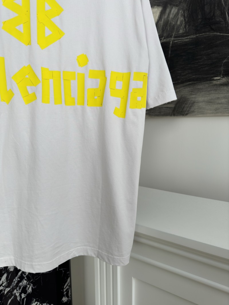 Balenciaga Tape Print Short Sleeve T-Shirt 4 6