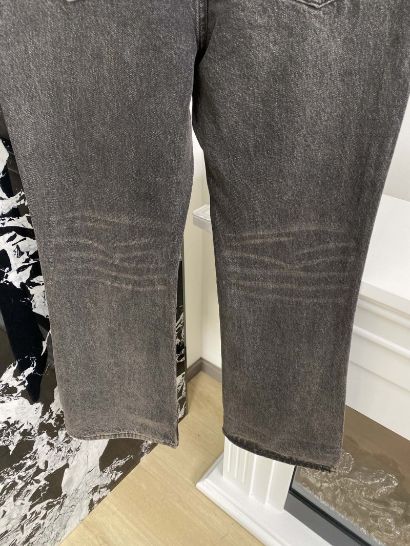 Balenciaga washed denim pants 6