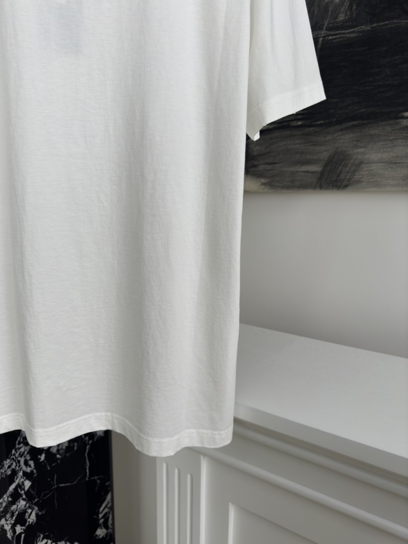 Dior Coral Print Short Sleeve T-Shirt 6