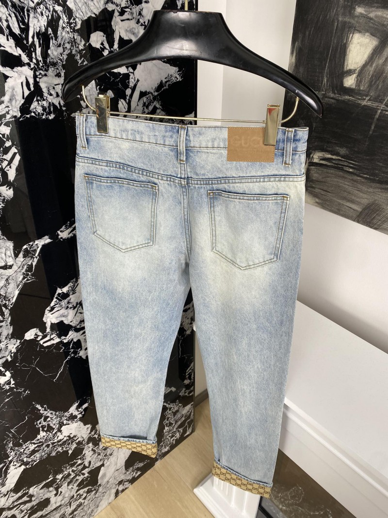 Gucci Aged Denim Trousers 7