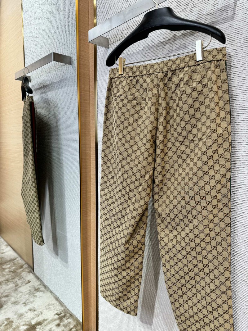 Gucci Double G Jacquard Webbing Trousers 2 7