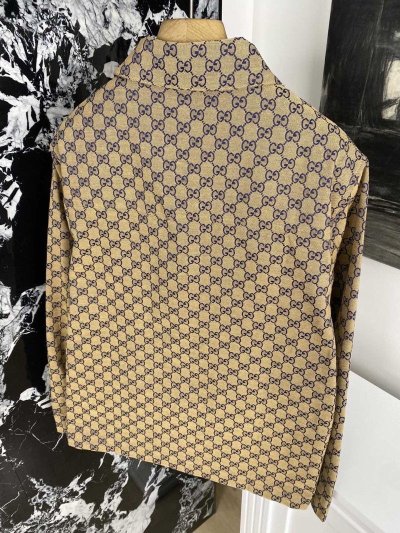 Gucci all-over print jacquard jacket 7