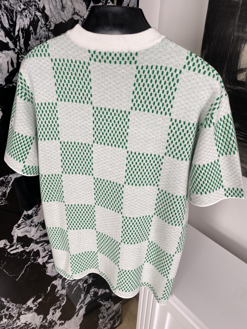 LV Checkered Knit Short Sleeve 2 7