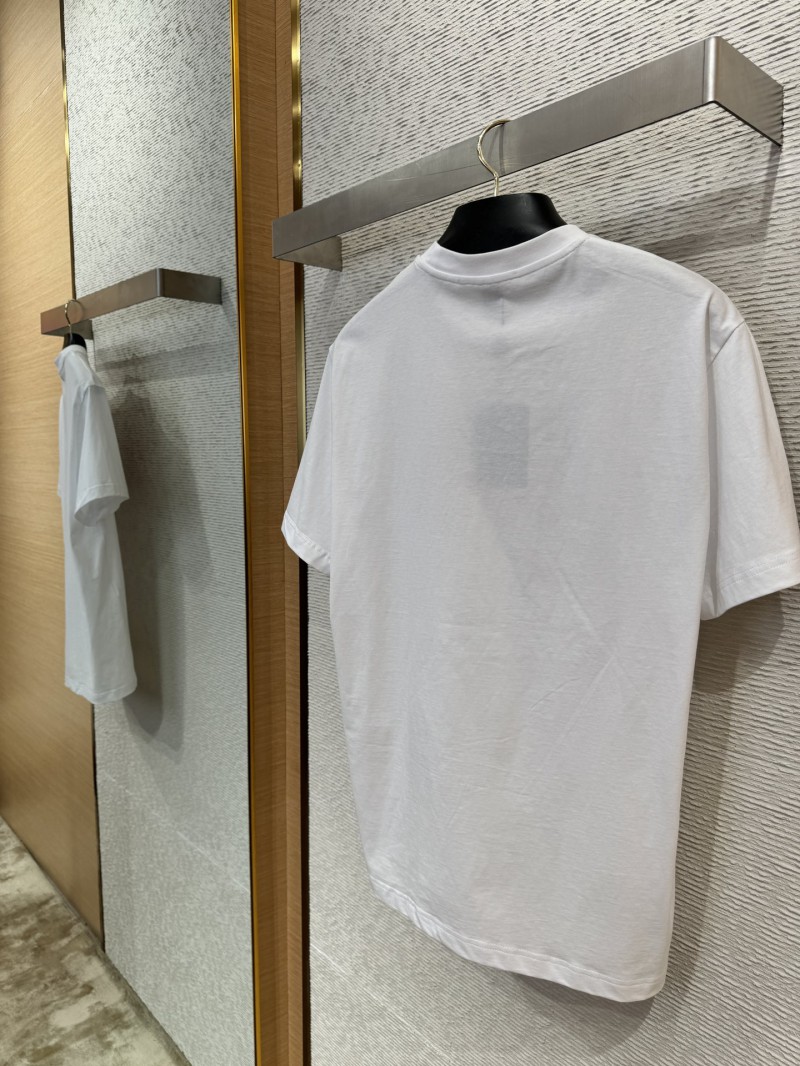 LV Collar Chain Print Short Sleeve T-Shirt 7
