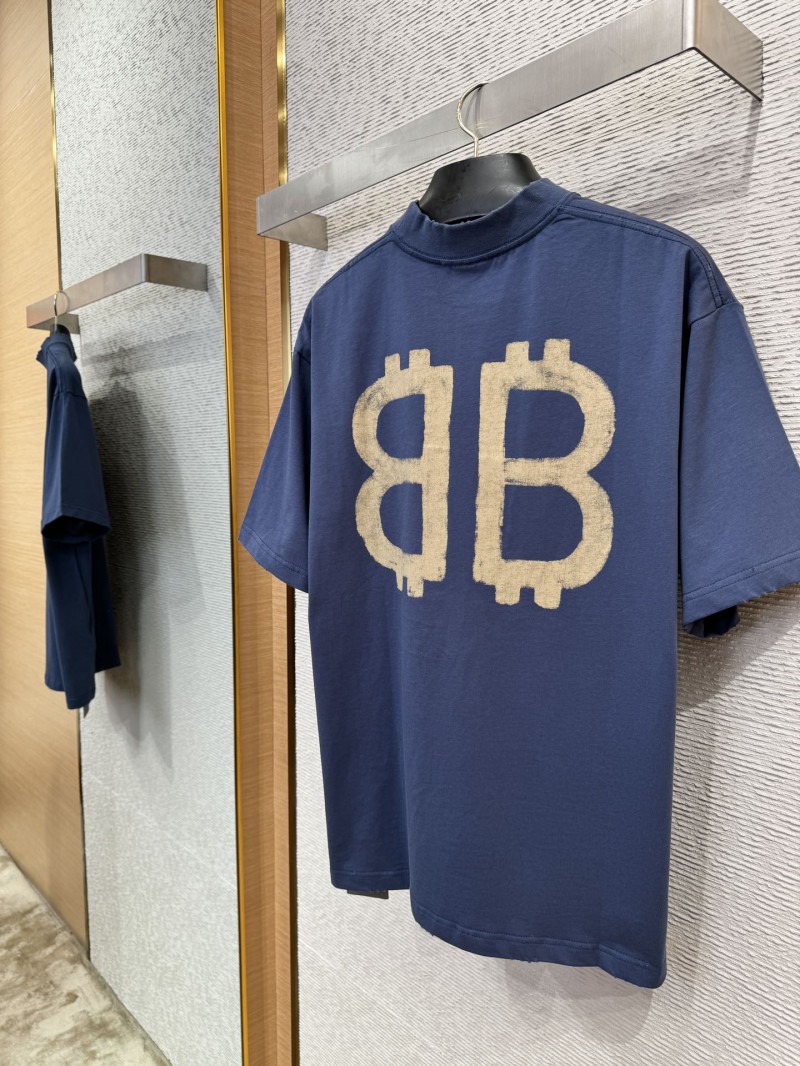 Balenciaga Bitcoin Print Short Sleeve T-Shirt 7