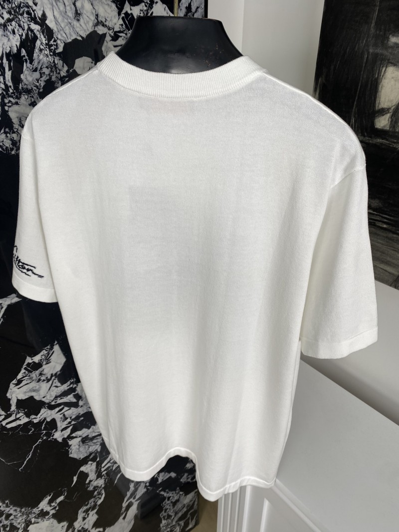 LV Jacquard Knit Short Sleeve T-Shirt 2 7