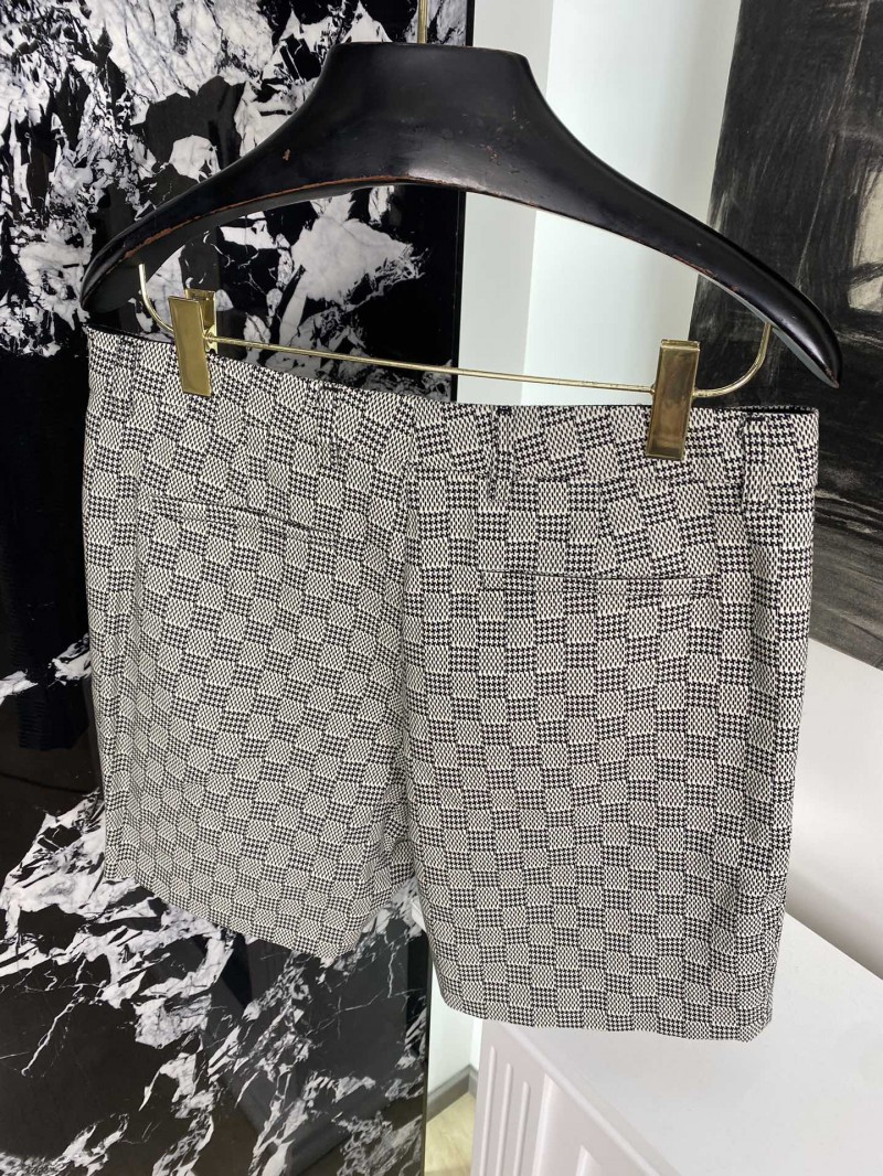 LV Plaid Suit Shorts 7