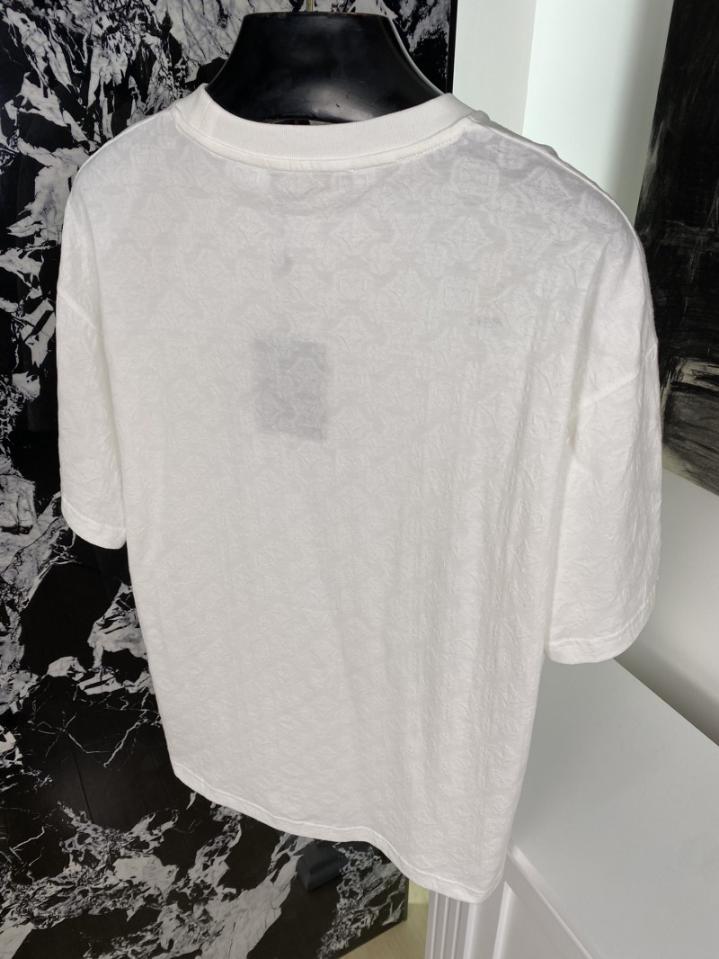 LV Shearling Jacquard Round Neck Short Sleeve 7