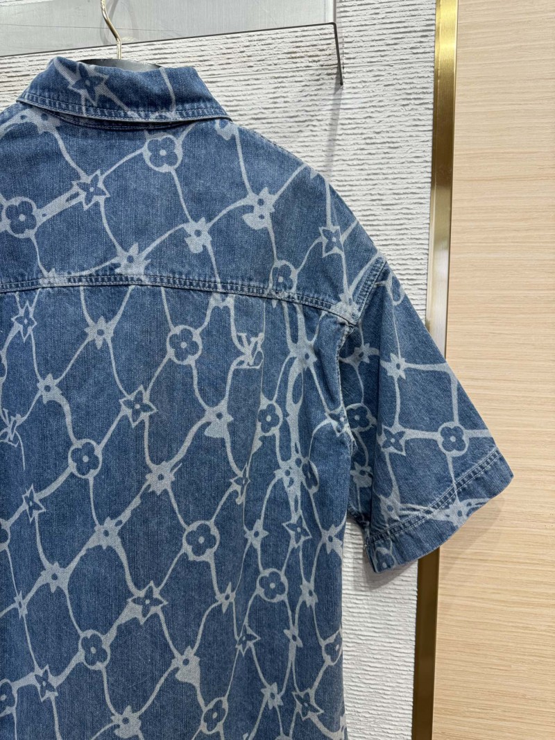 LV Water Wave Jacquard Denim Jacket 7