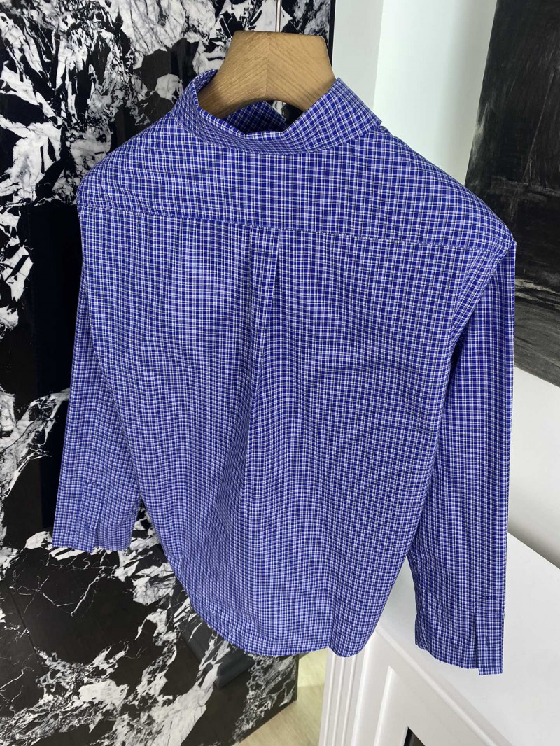 MIUMIU check embroidered shirt 7
