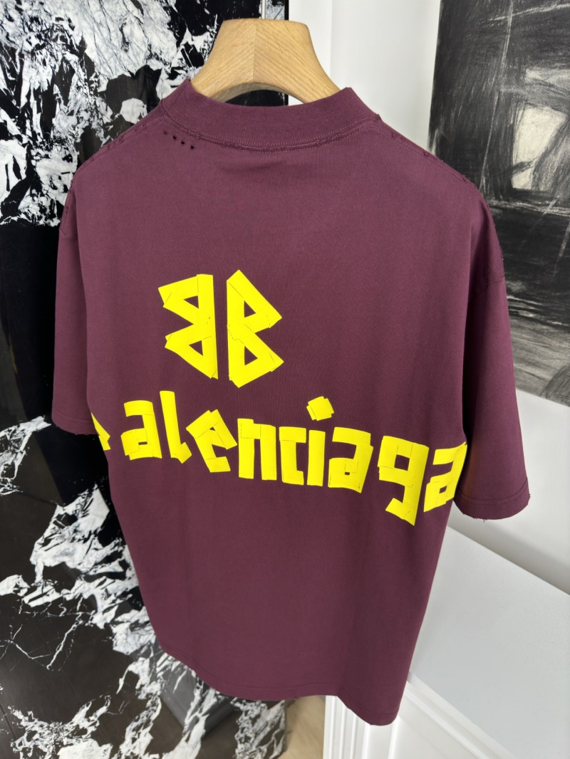 Balenciaga Tape Print Short Sleeve T-Shirt 1 7