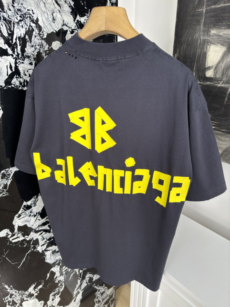 Balenciaga Tape Print Short Sleeve T-Shirt 2 7