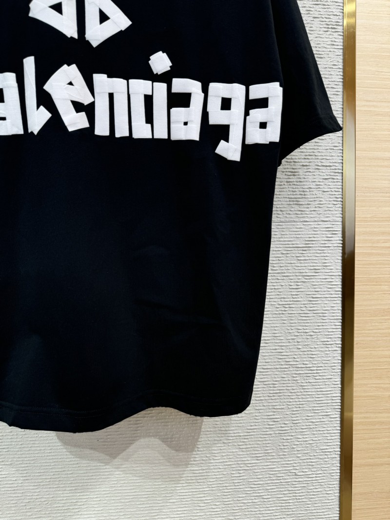 Balenciaga Tape Print Short Sleeve T-Shirt 2 7