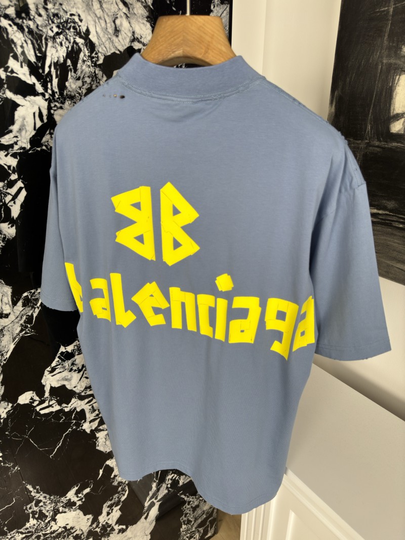 Balenciaga Tape Print Short Sleeve T-Shirt 3 7