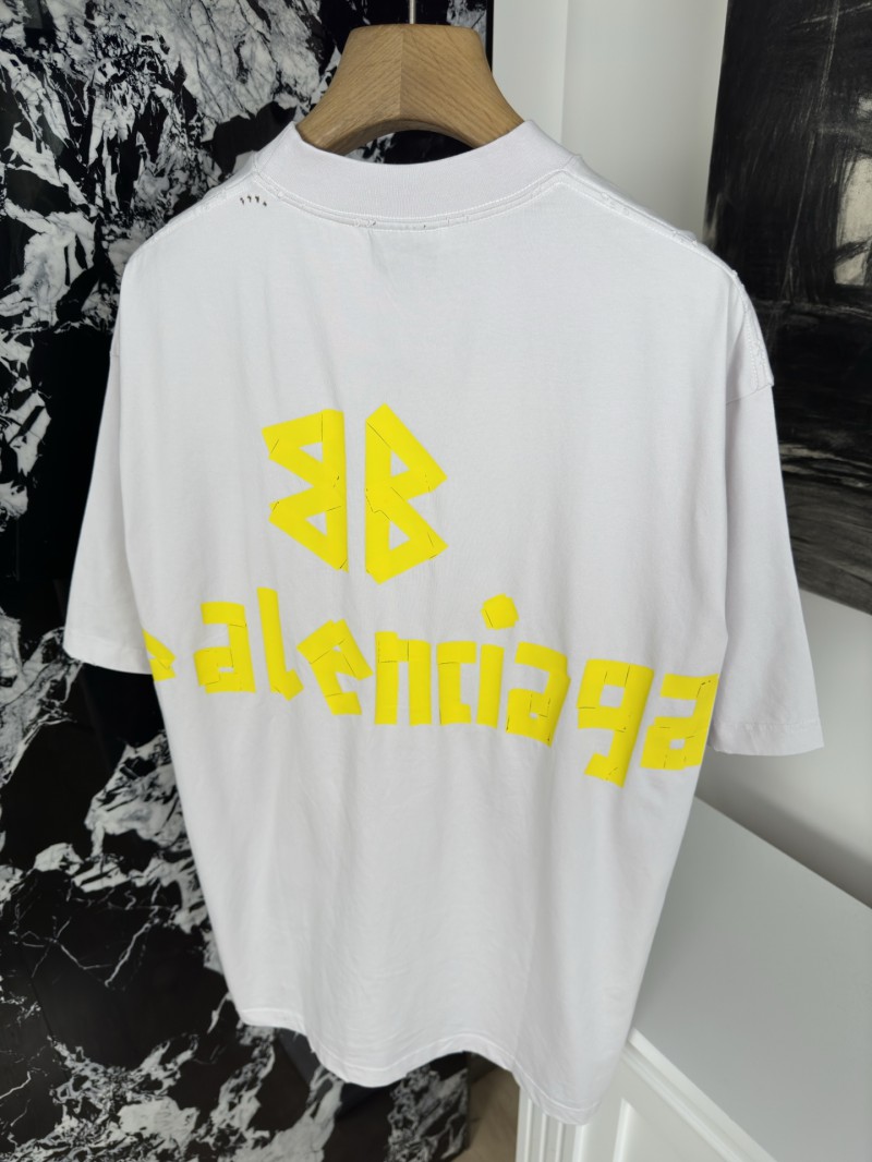 Balenciaga Tape Print Short Sleeve T-Shirt 4 7