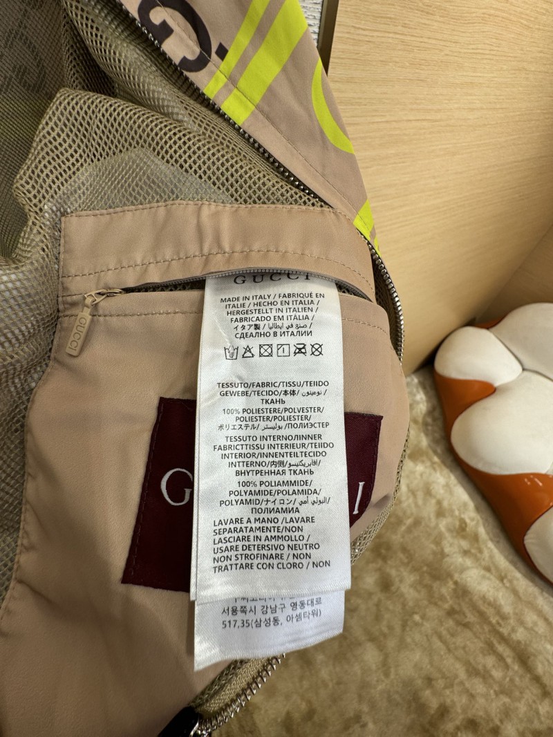 Gucci Full Print Hooded Punch Jacket 8
