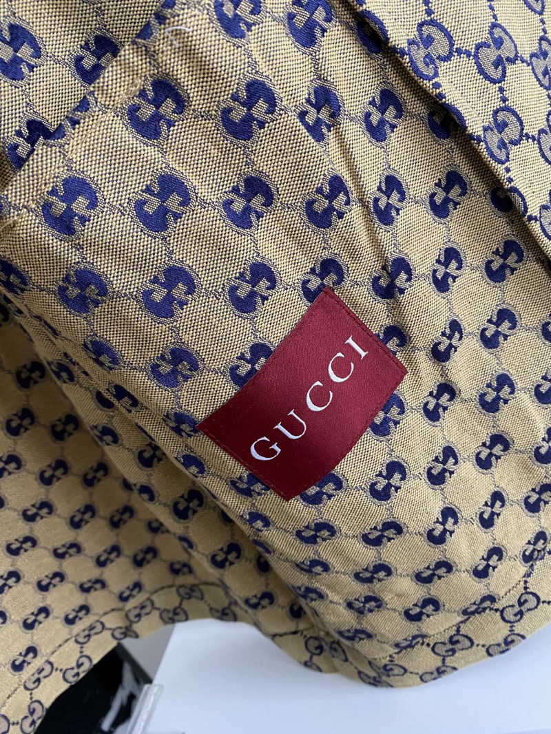 Gucci all-over print jacquard jacket 8