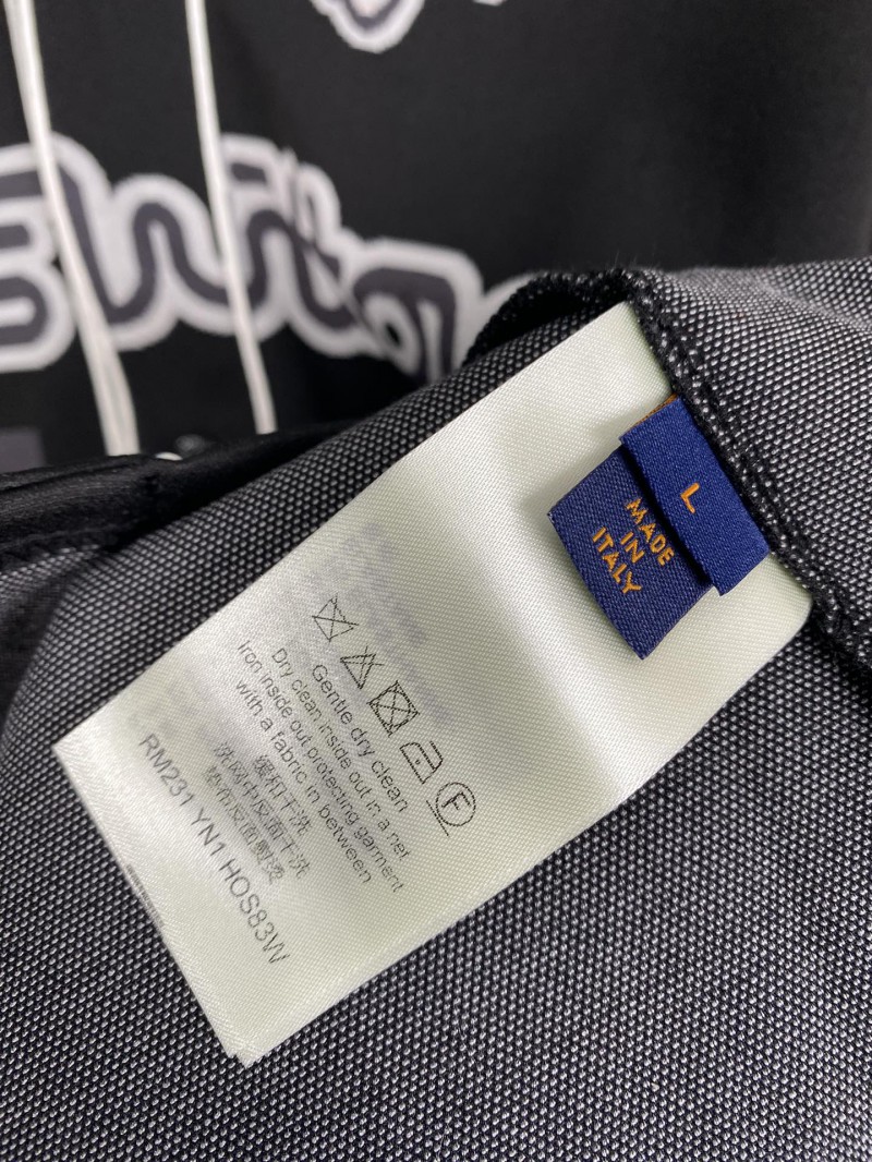 LV Appliqu??d Baseball Short Sleeve Shirt 8