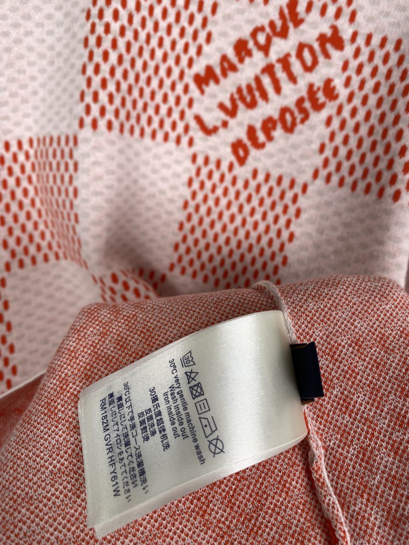 LV Checkered Knit Short Sleeve 1 8