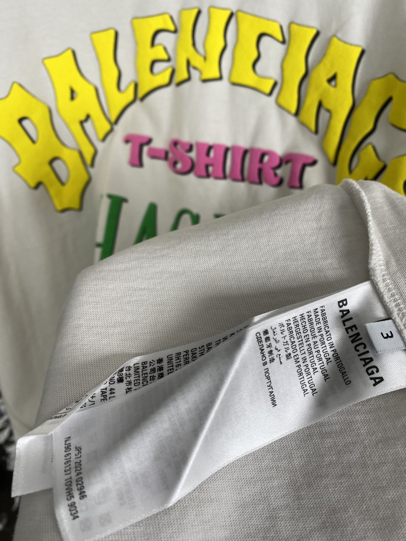 Balenciaga Bienne Foam Print Short Sleeve 2 8