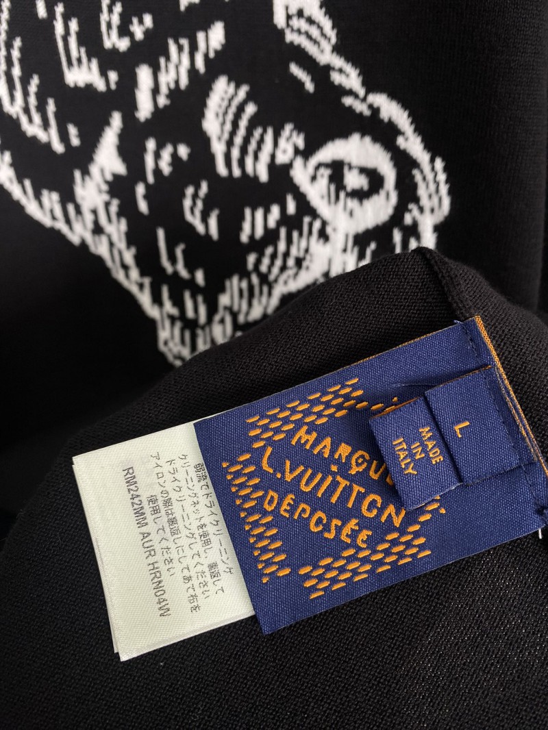 LV Jacquard Knit Short Sleeve T-Shirt 1 8