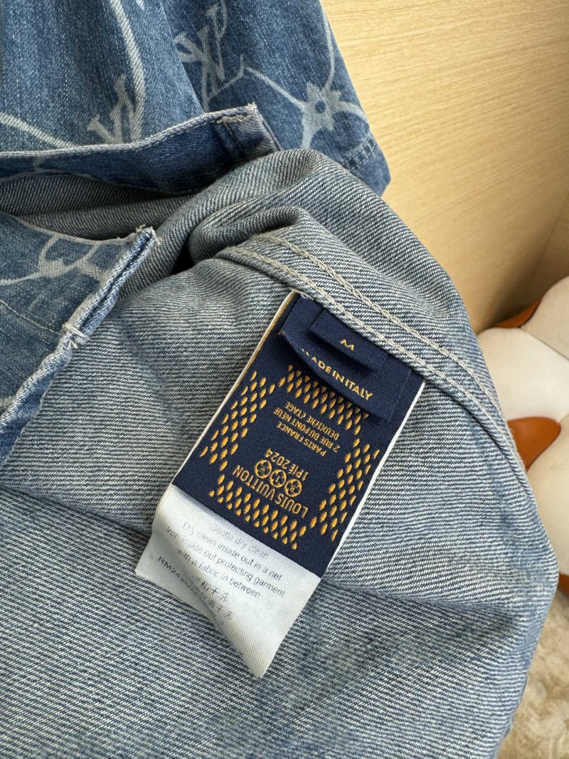 LV Water Wave Jacquard Denim Jacket 8