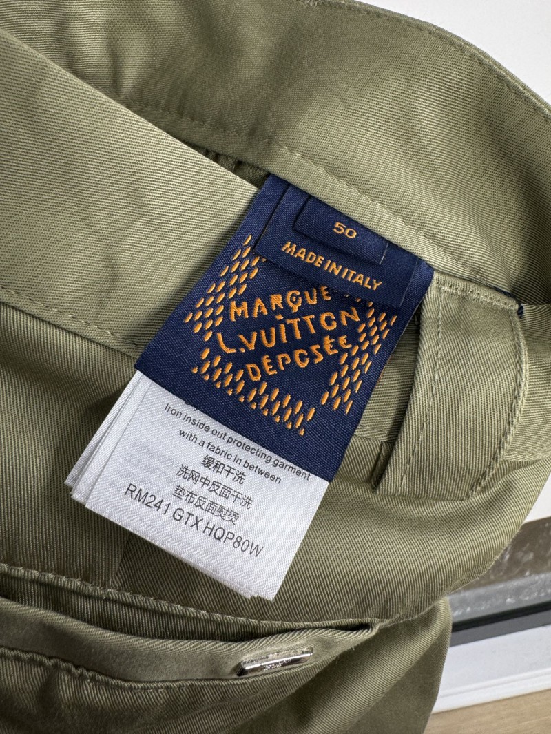 LV Workwear Embroidered Straight Leg Pants 3 8